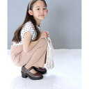 ソロット SOROTTO ジュニアメリージェーン ヒールパンプス◆(LADYS) (ブラウン)
