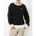 楽天LOCOMALL（ロコンド公式ストア）ナイキ NIKE メンズ スウェットトレーナー ナイキ クラブ BB RAGLAN L/S クルー FV5379010 （BLACK/SAIL/WHITE）