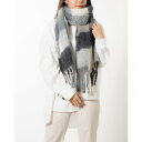 センソユニコ Sensounico POINTLIGNE チェックストール (黒系マルチ)