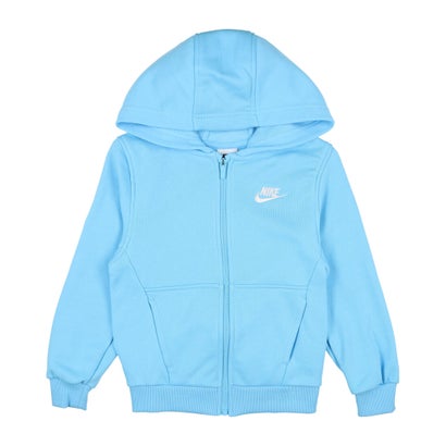 ナイキ NIKE ジュニア スウェットパーカー ナイキ YTH NSW クラブ FT フルジップ L/S フーディ LBR FD3017407 （AQUARIUS BLUE/WHITE）