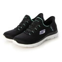 スケッチャーズ SKECHERS レディース スニーカー スリップインズ SUMMITS-DIAMOND DREAM 150123 (ブラック)