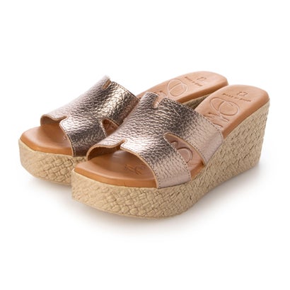 オー マイ サンダルズ Oh my Sandals クッションインソールウェッジミュール （シルバー）