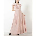 リナシメント RINASCIMENTO ラッフルフリルマキシワンピース (Rosa)
