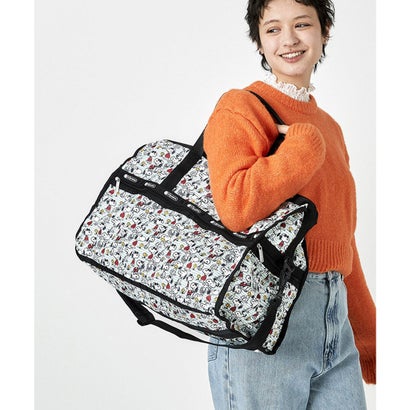 ボストンバッグ レスポートサック LeSportsac DELUXE LG WEEKENDER （スヌーピー&ウッドストック）