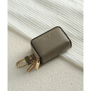 アングリッド Ungrid 配色パイピング スマートキーケース 車 ダブルファスナー ダブル ポケット キーチェーン ファスナー カラビナ ギフト (GREGE...