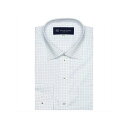 トーキョーシャツ TOKYO SHIRTS 形態安定 ワイドカラー 長袖ワイシャツ （ブルー）