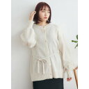 レトロガール RETRO GIRL 共ベルト付BIGカーデ (WHT4)
