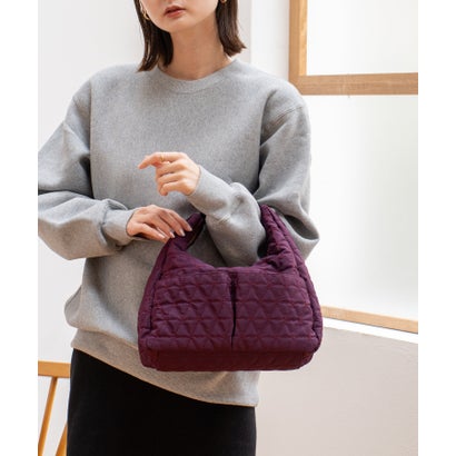 ヴィータフェリーチェ VitaFelice キルティング2wayトライアングルバッグ (PURPLE) ヴィータフェリーチェ VitaFelice キルティング2wayトライアングルバッグ (PURPLE)