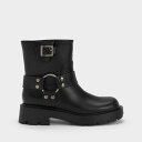 サイドバックル リッジッドソールブーツ (Black)