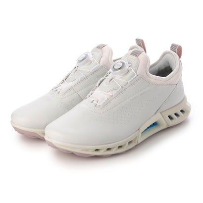 エコー ECCO ウィメンズ BOA 防水 ゴルフシューズ バイオム シーフォー (WHITE)