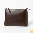 ラフィネ Raffine Raffine オイルレザーマルチクラッチM (DARK BROWN/BEIGE)