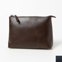 ラフィネ Raffine Raffine オイルレザーマルチクラッチM (DARK BROWN/NAVY)
