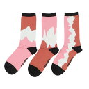 カンペール CAMPER Men Triplet socks ソックス （ピンク）