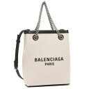 バレンシアガ BALENCIAGA ショルダーバッグ ハンドバッグ ホワイト ブラック レディース BALENCIAGA 761303 2AAOK 9260 （NATURAL）