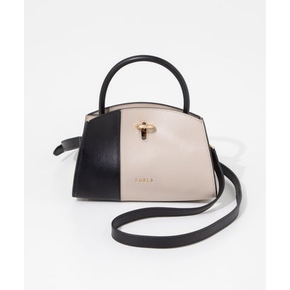 フルラ FURLA WB00869 BX2292 トートバッグ GENESI MINI TOTE レディース バッグ ショルダーバッグ （フルムーン×ブラック）