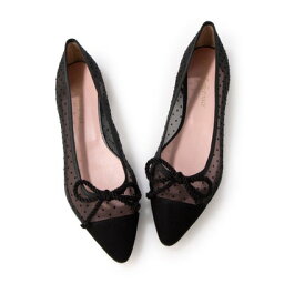 プリティ・バレリーナ Pretty Ballerinas TYRA suede-daphne（タイラ スエード-ダフネ）バレエシューズ （NEGRO-NEGRO）