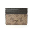 ゲス GUESS VEZZOLA Leather Card Case (BBO) 財布/小物 カードケース メンズ