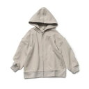 シューラルー キッズ SHOO・LA・RUE/Kids 【110-140cm/リンク】ダンボールジップパーカー (グレー(012))
