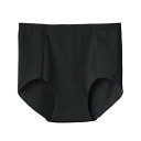 グンゼ GUNZE ひびきにくい綿85% レギュラーショーツ【返品不可商品】 (ブラック)