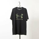 アンダーアーマー UNDER ARMOUR メンズ 半袖機能Tシャツ UAテック カモ ビッグロゴ ショートスリーブTシャツ 1384797 (Black//)