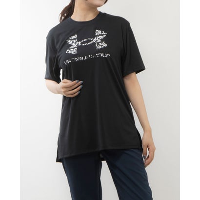 アンダーアーマー UNDER ARMOUR レディース 半袖機能Tシャツ UAテック オーバーサイズ ショートスリーブTシャツ 1384711 （Black / /） 1