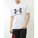 アンダーアーマー UNDER ARMOUR メンズ 半袖機能Tシャツ UAテック カモ ビッグロゴ ショートスリーブTシャツ 1384797 (White//)