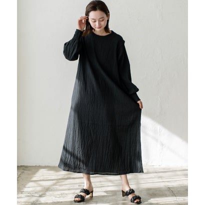 ヴィータフェリーチェ VitaFelice ロングスリーブワンピース 【長袖】 (BLACK)