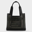 Delphi デルフィ カットアウトバケットバッグ (Black)