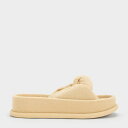 Loey ローイー テクスチャー ノットスライド (Beige)