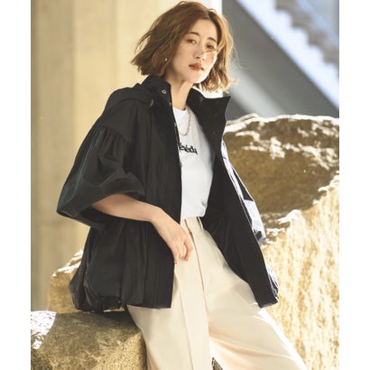 ルイルエブティック RUIRUE BOUTIQUE バルーンペプラムマウンテンパーカー （ブラック）