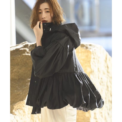 ルイルエブティック RUIRUE BOUTIQUE バルーンペプラムマウンテンパーカー （ブラック）