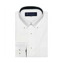 トーキョーシャツ TOKYO SHIRTS 【透け防止】 形態安定 ボタンダウンカラー 長袖 ワイシャツ (ホワイト)