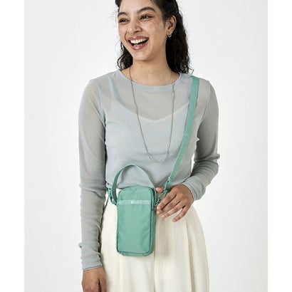 レスポートサック LeSportsac MINI PHONE CROSSBODY （セージグリーン）