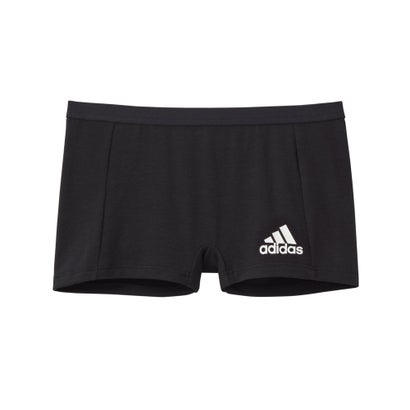 アディダス adidas ハーフショーツ センターロゴ 吸汗速乾【返品不可商品】 （ブラック）