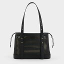 Delphi デルフィ カットアウトバケットバッグ (Black)