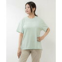 ニューバランス New Balance レディース 半袖機能Tシャツ サイドスリットTシャツ_ AWT45118 (グリーン)