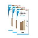 サブリナ SABRINA 【3足組】伝線しにくい サラッとドライ ショートストッキング 3足組 (ヌードベージュ)