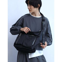 ラシュッド LASUD INDISPENSABLE×nouer ナイロンベルトボディバッグ （ブラック）