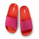 メリッサ melissa MELISSA FLOWING SLIDE AD (RED/PINK)