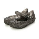 メリッサ melissa MINI MELISSA CAMPANA PAPEL BB (GLITTER BLACK)
