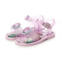 bT melissa MINI MELISSA MAR SANDAL + DISNEY PRINCESS BB iGLITTER PINK/PINKj