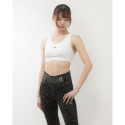 プーマ PUMA レディース フィットネス スポーツブラ ミッドサポートスポーツブラトップ_ 524300 (プーマ ホワイト)