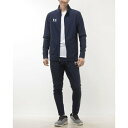 アンダーアーマー UNDER ARMOUR メンズ ジャージ上下セット UAコーチ トラックスーツ 1379592 （Midnight Navy//White）