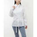 リナシメント RINASCIMENTO ウエストリボンロングシャツ (Bianco)