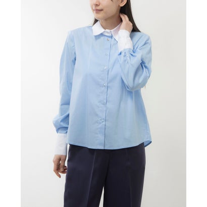 リナシメント RINASCIMENTO バイカラーシャツ （var.Celeste）