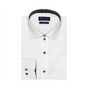 トーキョーシャツ TOKYO SHIRTS 【超形態安定】 ワイドカラー 長袖 ワイシャツ (ホワイト)