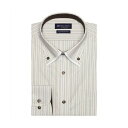 トーキョーシャツ TOKYO SHIRTS 【超形態安定】 ボタンダウンカラー 長袖 ワイシャツ (ベージュ)