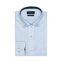 トーキョーシャツ TOKYO SHIRTS 【超形態安定】 ワイドカラー 長袖 ワイシャツ (ブルー)