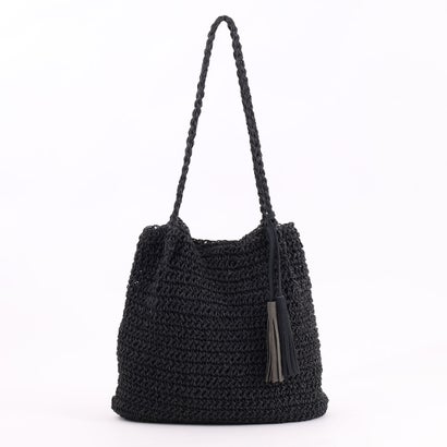 クーコ COOCO ペーパーロングハンドルトート （ブラック）