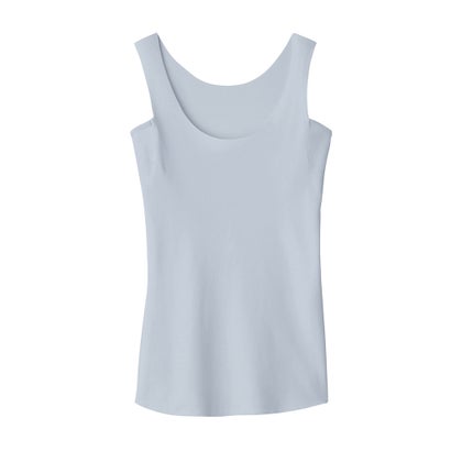 クールマジック COOLMAGIC 【吸汗速乾・UV対策】素肌さらり 汗取り付きタンクトップ （グレイッシュブルー）